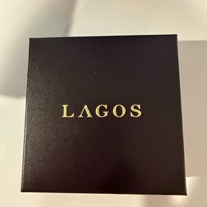 LAGOS Black Box with Gold Lettering